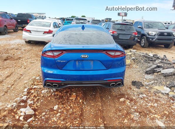 KNAE15LA2J6041214 2018 KIA STINGER Blue 