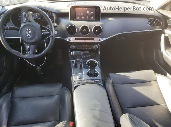 KNAE15LA7J6016910 2018 KIA STINGER Black Dashboard view