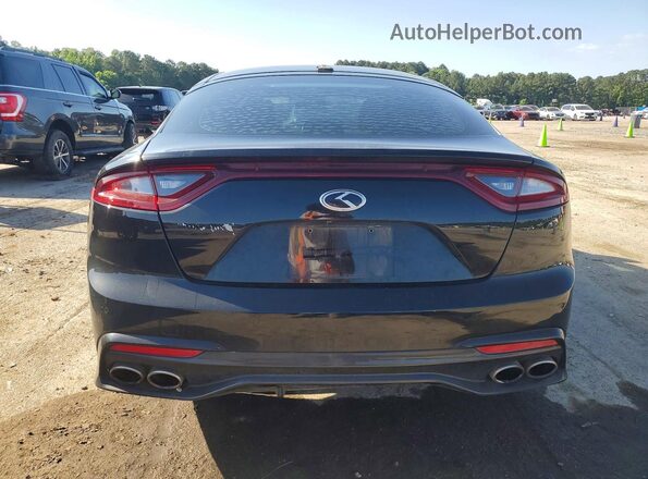 KNAE15LA7J6016910 2018 KIA STINGER Black Rear view