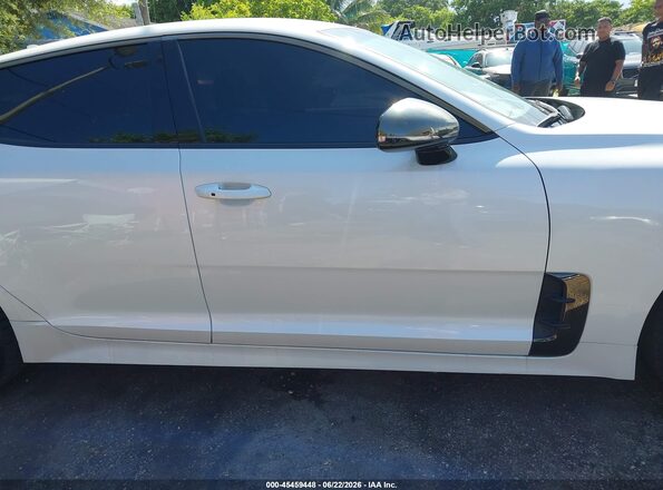 KNAE15LA8M6097906 2021 KIA STINGER White ხელსაწყოთა პანელის ხედი
