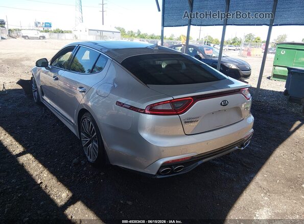 KNAE25LA0J6017023 2018 KIA STINGER Silver Հետևի ձախ