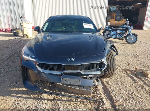 KNAE25LA9K6046036 2019 KIA STINGER Black Widok zestawu wskaźników