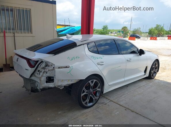 KNAE35LC0K6045971 2019 KIA STINGER White Rear right