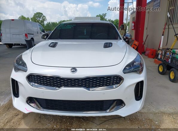 KNAE35LC0K6045971 2019 KIA STINGER White Rear interior view
