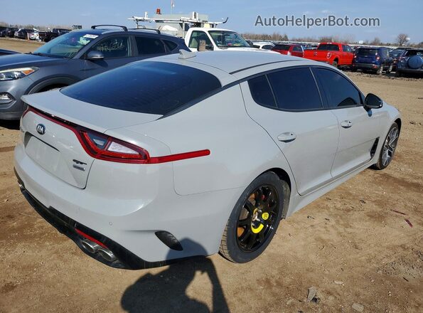 KNAE35LC2J6039183 2018 KIA STINGER Gray Rear right
