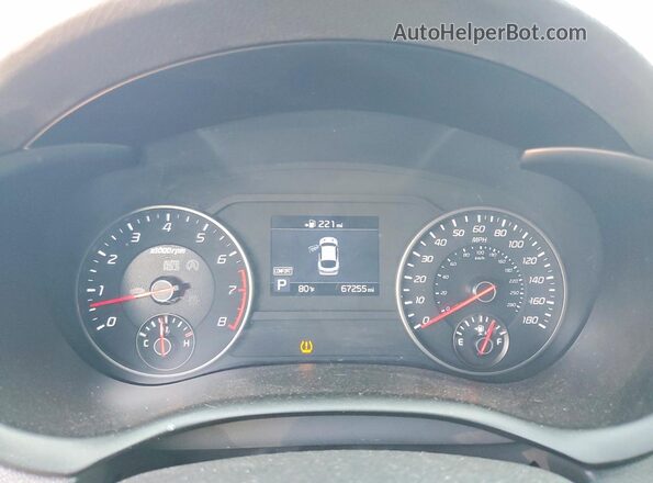 KNAE35LC2J6039183 2018 KIA STINGER Gray Instrument cluster view