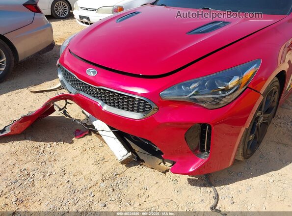 KNAE35LC2K6050928 2019 KIA STINGER Red წინა ხედი