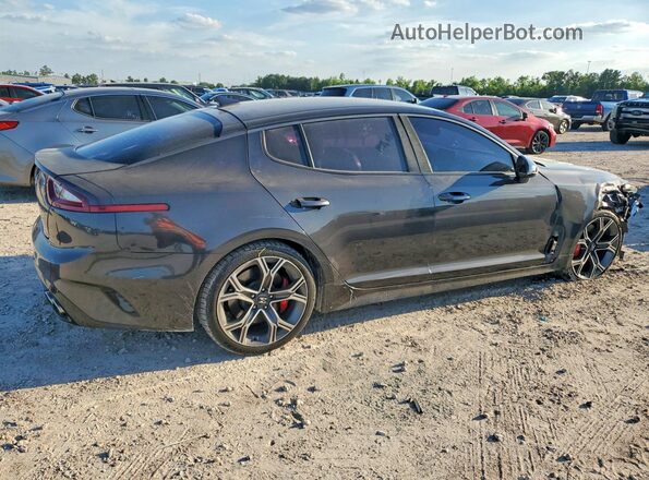 KNAE35LC2K6054929 2019 KIA STINGER Gray Rear right