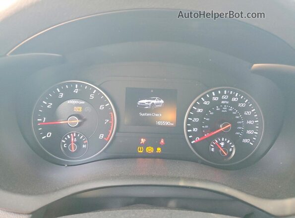 KNAE35LC2K6054929 2019 KIA STINGER Gray Instrument cluster view