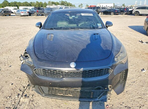 KNAE35LC2K6054929 2019 KIA STINGER Gray Front view