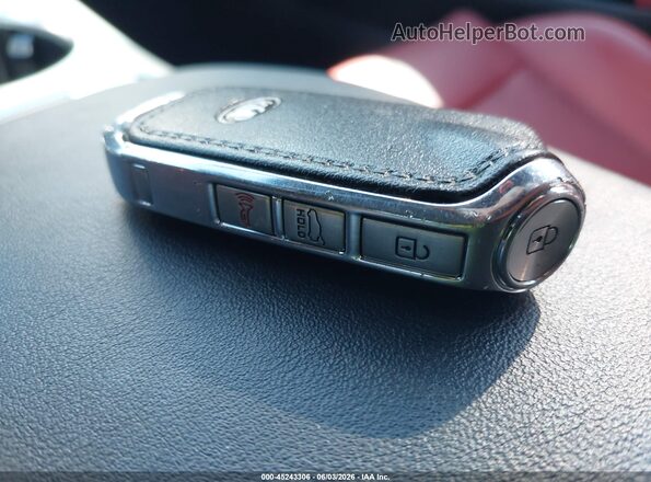 KNAE35LC2L6081887 2020 KIA STINGER Black Dashboard view