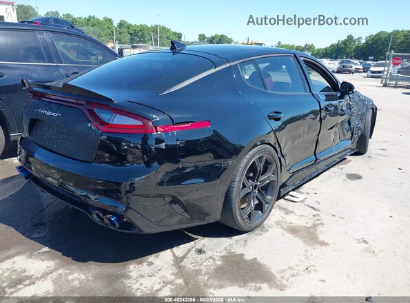 KNAE35LC2L6081887 2020 KIA STINGER Black Rear right