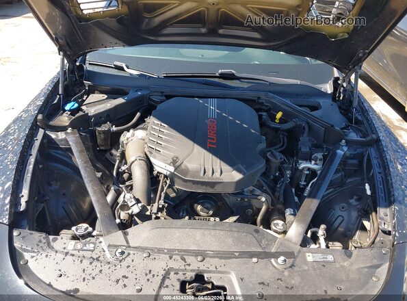 KNAE35LC2L6081887 2020 KIA STINGER Black Rear view