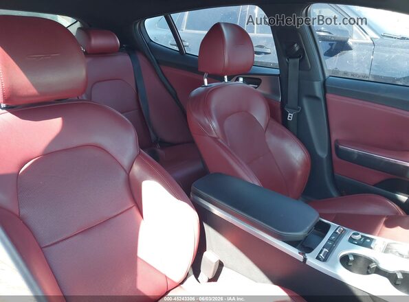 KNAE35LC2L6081887 2020 KIA STINGER Black Front interior view