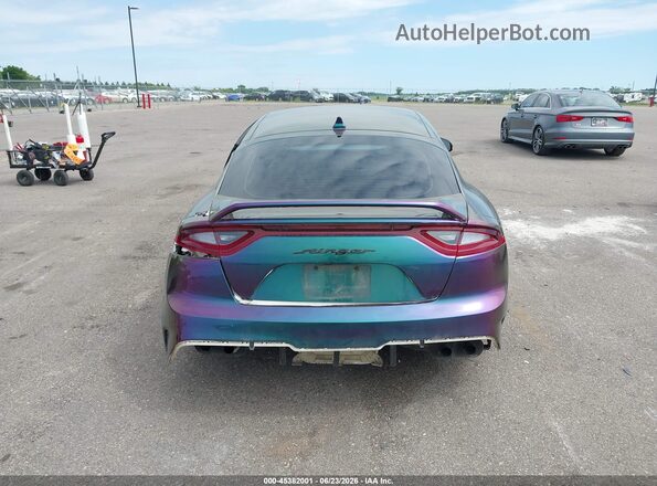 KNAE35LC3J6030802 2018 KIA STINGER Purple 