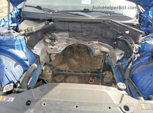 KNAE35LC4J6011885 2018 KIA STINGER Blue უკანა სალონის ხედი