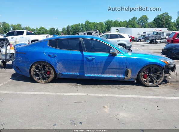 KNAE35LC4K6052261 2019 KIA STINGER Blue Панорамний вид салону 360°