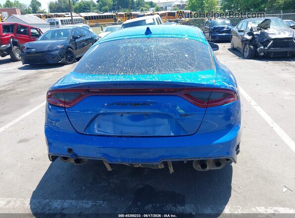 KNAE35LC4K6052261 2019 KIA STINGER Blue 