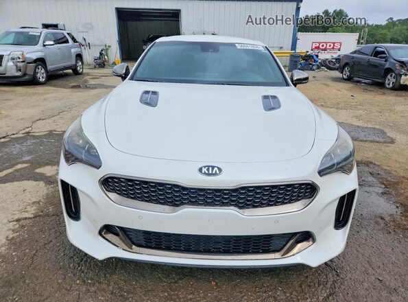 KNAE35LC6K6045327 2019 KIA STINGER Белый Вид спереди