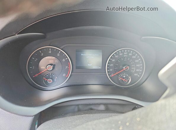 KNAE35LC6K6045327 2019 KIA STINGER Белый Вид щитка приборов