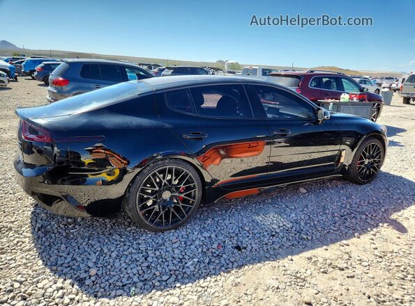 KNAE35LC6L6074876 2020 KIA STINGER Black Задня права чверть