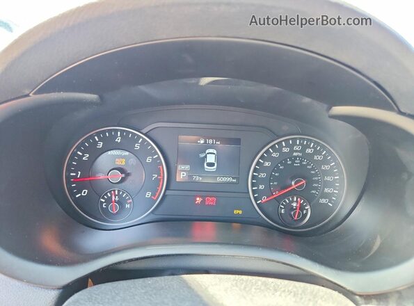 KNAE35LC6L6074876 2020 KIA STINGER Black Вид щитка приладів