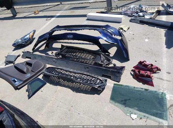 KNAE35LC7L6085336 2020 KIA STINGER Blue Սարքավորումների վահանակի տեսք