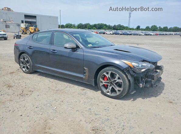 KNAE35LC8J6026938 2018 KIA STINGER Gray 