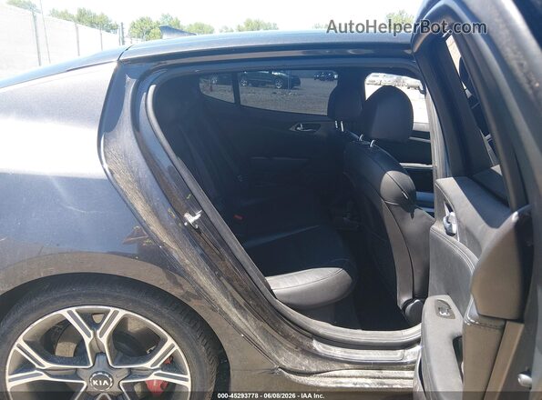 KNAE35LC8L6080761 2020 KIA STINGER Gray VIN կոդի պիտակի տեսք