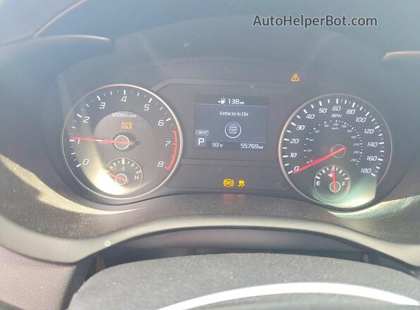 KNAE35LC9K6071176 2019 KIA STINGER Orange Vista del cuadro de instrumentos