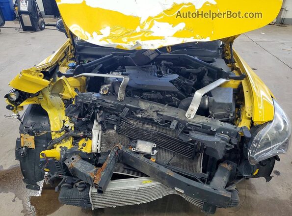 KNAE35LCXJ6020333 2018 KIA STINGER Yellow Vista interior trasera