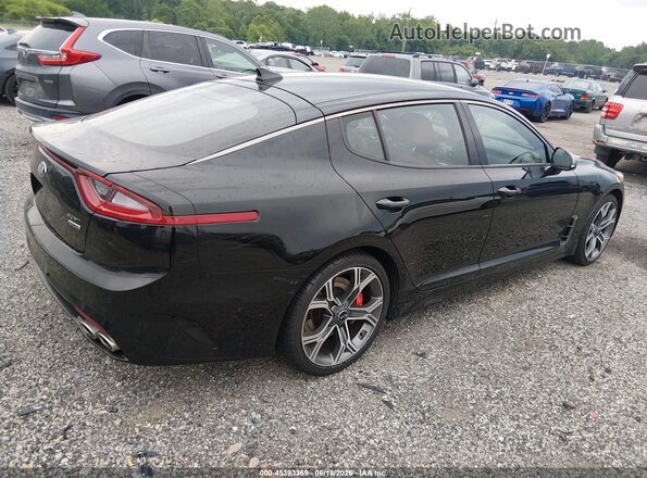 KNAE35LCXK6061515 2019 KIA STINGER Black Tył prawy