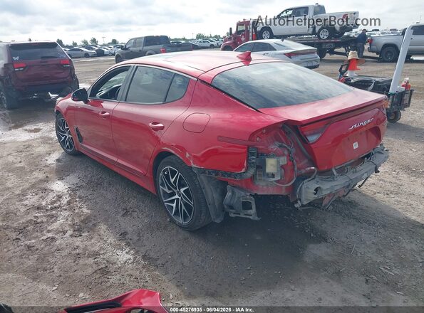KNAE35LD0N6104305 2022 KIA STINGER Red Tył lewy