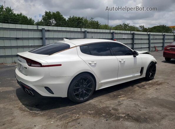 KNAE35LD1N6102885 2022 KIA STINGER White Հետևի աջ