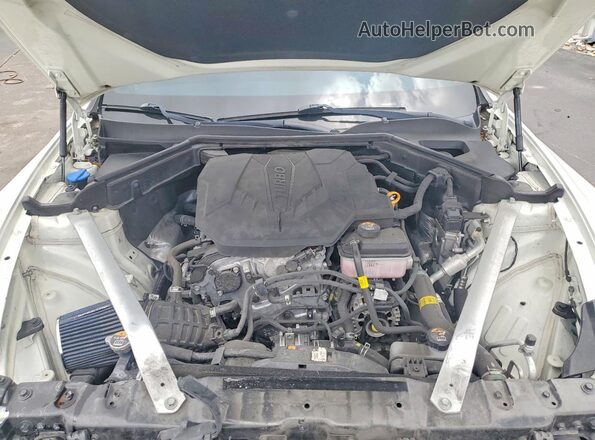 KNAE35LD1N6102885 2022 KIA STINGER White Սալոնի հետևի տեսք