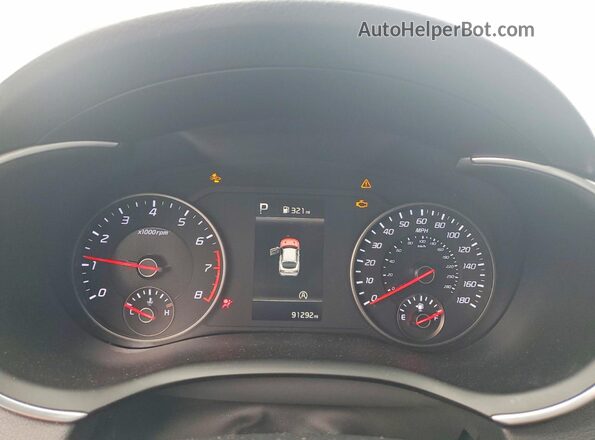KNAE35LD1N6102885 2022 KIA STINGER White Սարքավորումների վահանակի տեսք