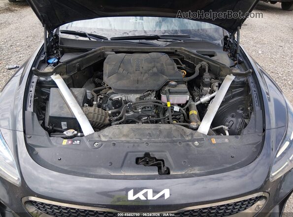KNAE35LD1N6103891 2022 KIA STINGER Gray Вид ззаду