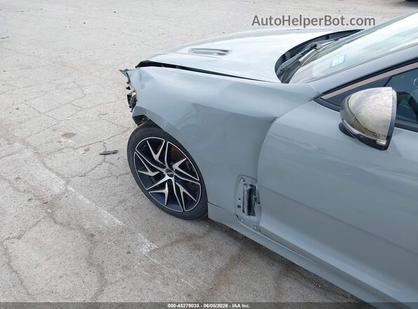 KNAE35LD1N6106547 2022 KIA STINGER Gray Front view