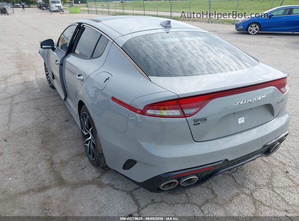 KNAE35LD1N6106547 2022 KIA STINGER Gray Rear left
