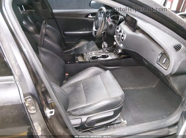 KNAE35LD5N6101030 2022 KIA STINGER Black Vista interior delantera