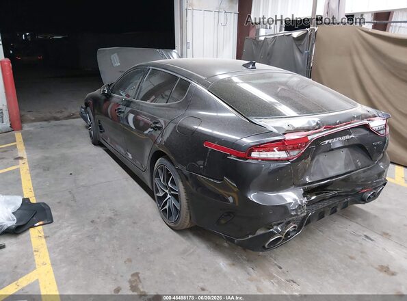 KNAE35LD5N6101030 2022 KIA STINGER Black Trasero izquierdo
