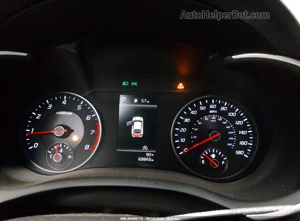 KNAE35LD5N6101030 2022 KIA STINGER Black Vista de los asientos traseros