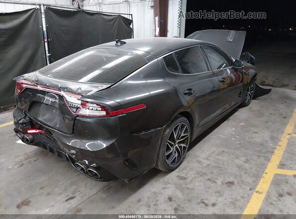 KNAE35LD5N6101030 2022 KIA STINGER Black Trasero derecho