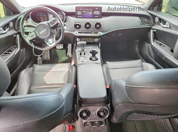 KNAE35LD6P6128403 2023 KIA STINGER Черный Вид панели приборов