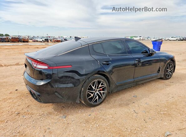 KNAE35LD6P6128403 2023 KIA STINGER Черный Задняя правая четверть