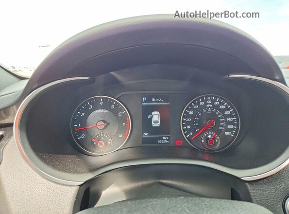 KNAE35LD6P6128403 2023 KIA STINGER Черный Вид щитка приборов