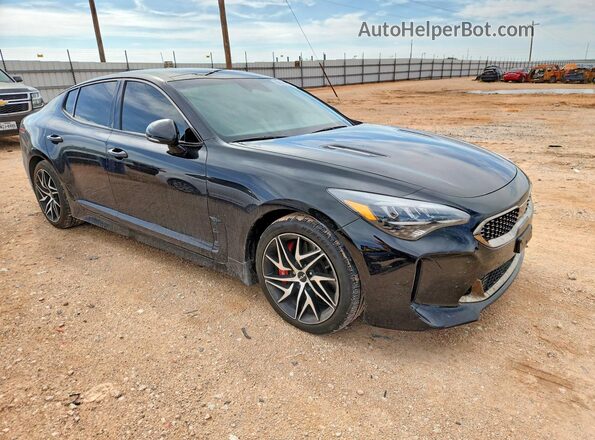 KNAE35LD6P6128403 2023 KIA STINGER Черный Передняя правая четверть