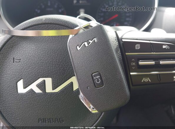 KNAE35LD6P6132113 2023 KIA STINGER Gray Առջևի վահանակի տեսք