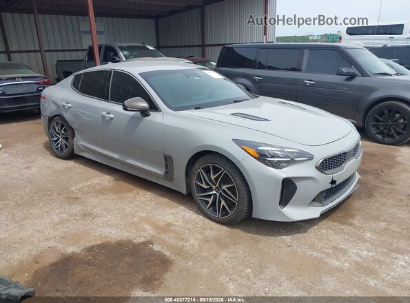 KNAE35LD6P6132113 2023 KIA STINGER Gray Սալոնի 360 աստիճան տեսք