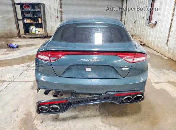 KNAE35LDXN6117918 2022 KIA STINGER Teal უკანა ხედი